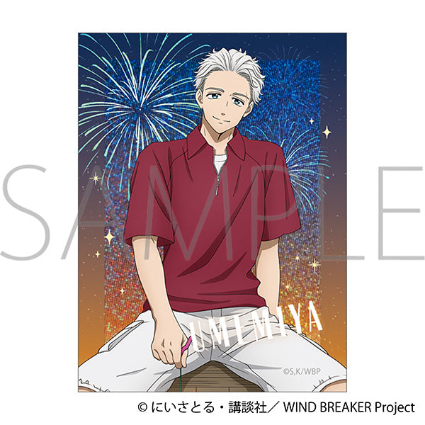 (Goods - Sticker) WIND BREAKER Holographic Sticker / Hajime Umemiya Firework