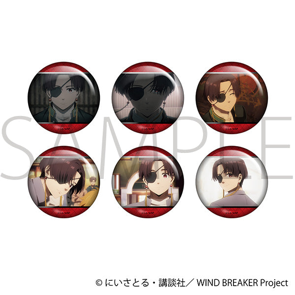 [※Blind](1BOX=6)(Goods - Badge) WIND BREAKER Lots of Suo Holographic Chara Badge Collection