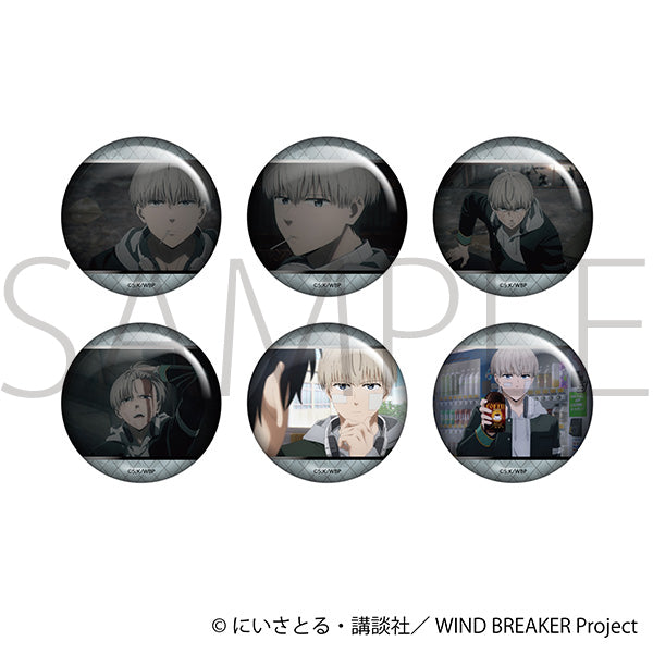 [※Blind](1BOX=6)(Goods - Badge) WIND BREAKER Lots of Kaji Holographic Chara Badge Collection