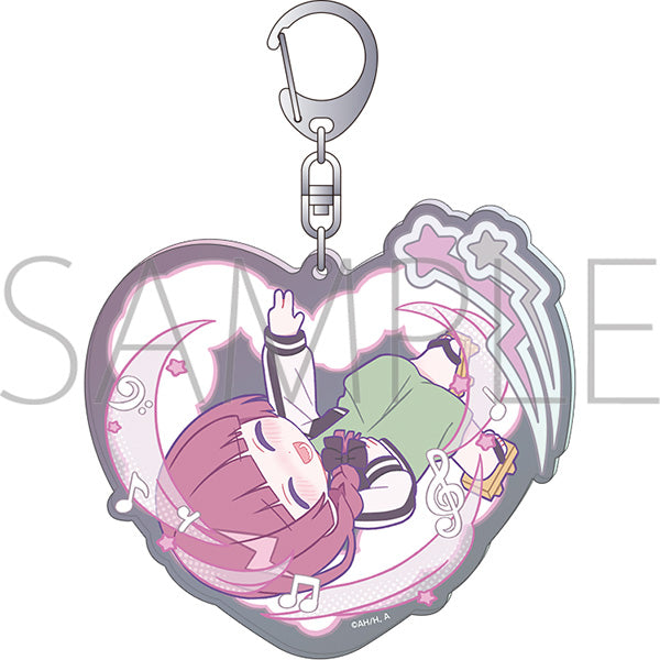 (Goods - Keychain) Bocchi the Rock! Iridescent Acrylic Keychain Kikuri Hiroi Pastel Pop