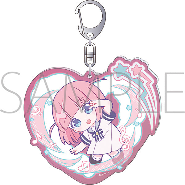 (Goods - Keychain) Bocchi the Rock! Iridescent Acrylic Keychain Futari Goto Pastel Pop