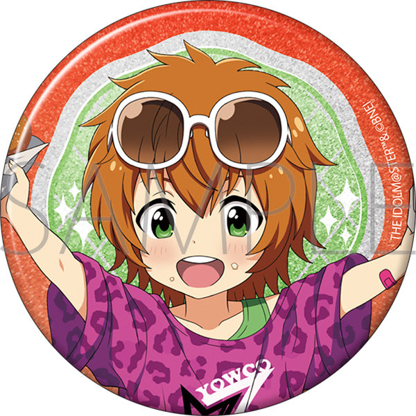 (Goods - Badge) THE IDOLM@STER SideM Glitter Button Badge / Haruna Wakazato Remember Shot