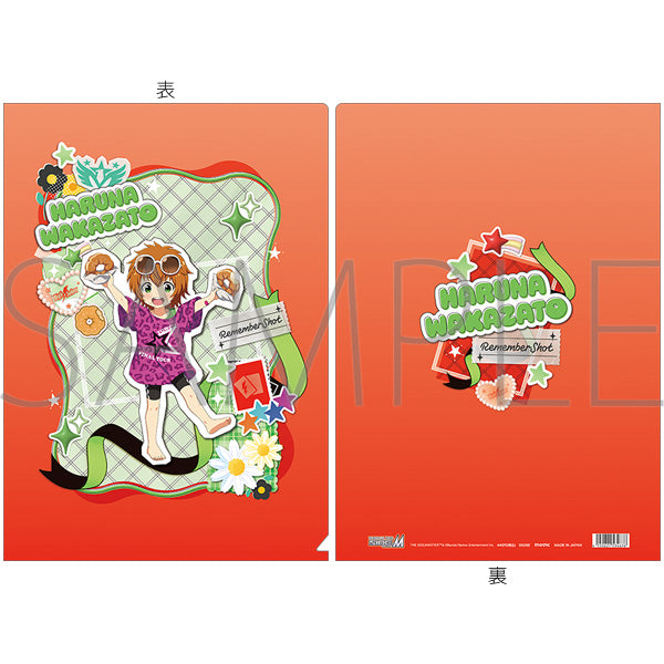 (Goods - Clear File) THE IDOLM@STER SideM Clear File / Haruna Wakazato Remember Shot