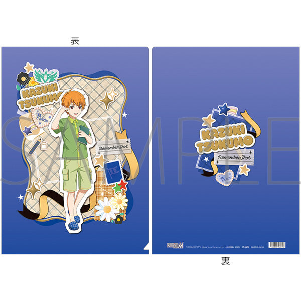 (Goods - Clear File) THE IDOLM@STER SideM Clear File / Kazuki Tsukumo Remember Shot