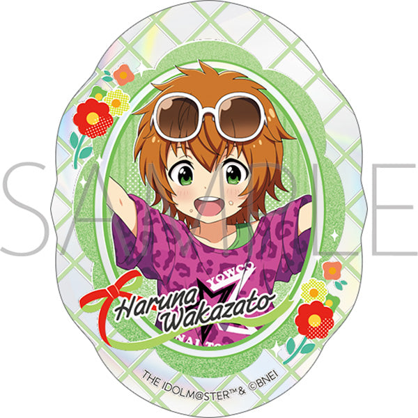 (Goods - Sticker) THE IDOLM@STER SideM Holographic Sticker / Haruna Wakazato Remember Shot