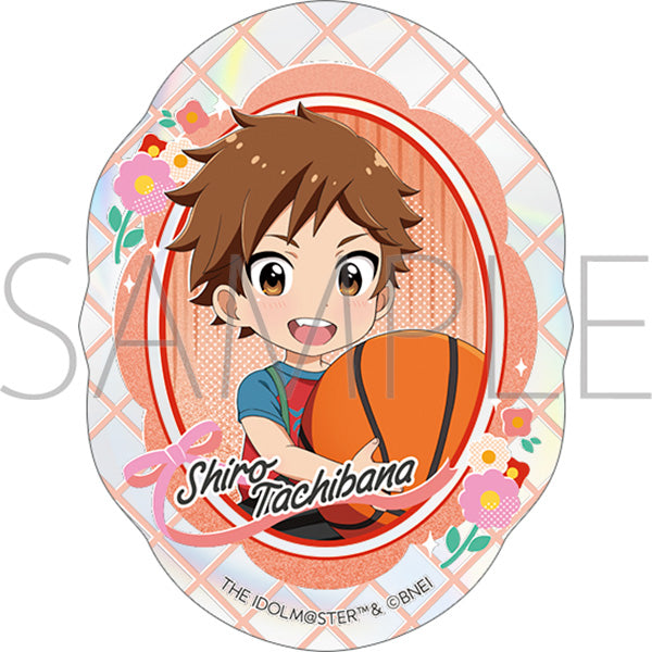(Goods - Sticker) THE IDOLM@STER SideM Holographic Sticker / Shiro Tachibana Remember Shot
