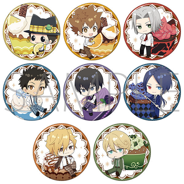 [※Blind](1BOX=8)(Goods - Badge) REBORN! Chara Badge Collection Chibi Cupcake Ver.