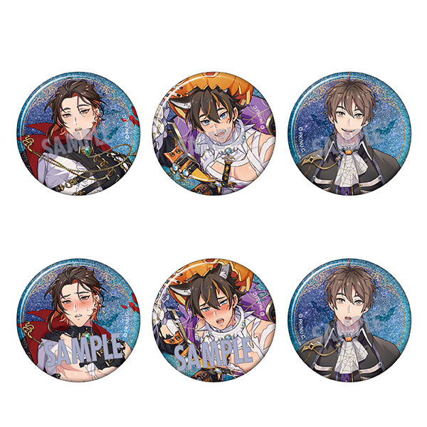 [※Blind](1BOX=6)(Goods - Badge) NU: Carnival Holographic Chara Badge Collection Eerie Escapade
