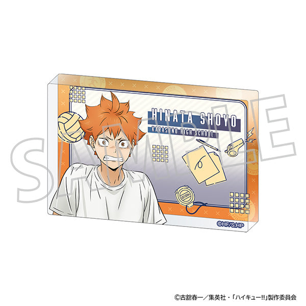 (Goods - Acrylic Stand) Haikyu!! Acrylic Block Shoyo Hinata - Physical