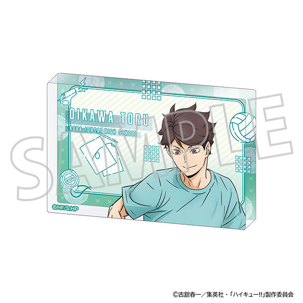 (Goods - Acrylic Stand) Haikyu!! Acrylic Block Toru Oikawa - Physical