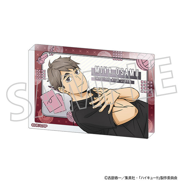 (Goods - Acrylic Stand) Haikyu!! Acrylic Block Osamu Miya - Physical