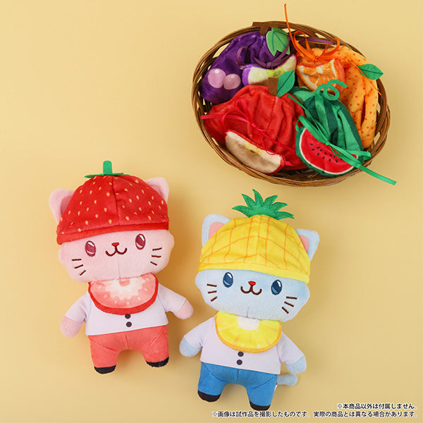 (Goods - Mascot) Non-Chara Original withCAT Fruit Dress-up Set Orange