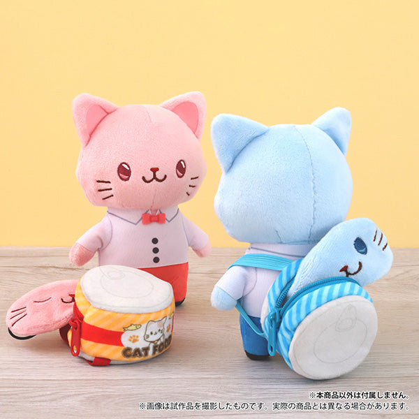 (Goods - Mascot) Non-Chara Original withCAT Cat Badge Backpack  Red