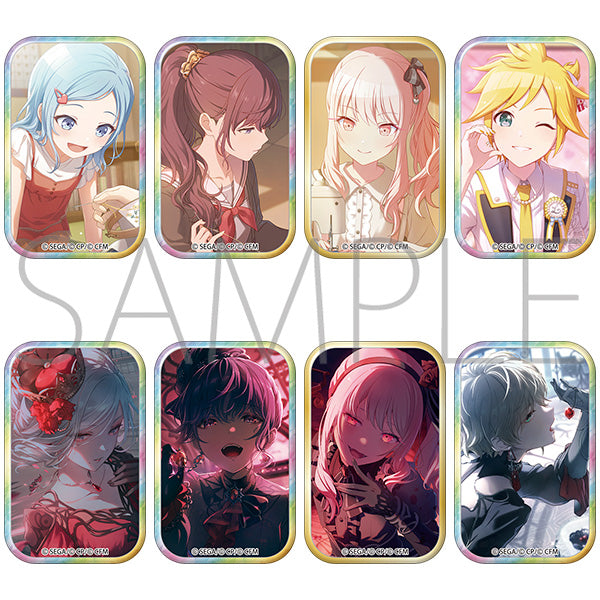 [※Blind](1BOX=8)(Goods - Badge) Hatsune Miku: Colorful Stage! Square Badge Collection Vol.55 A