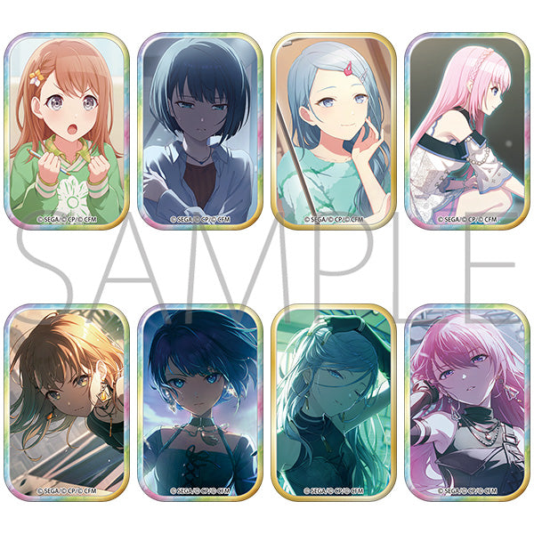 [※Blind](1BOX=8)(Goods - Badge) Hatsune Miku: Colorful Stage! Square Badge Collection Vol.55 B
