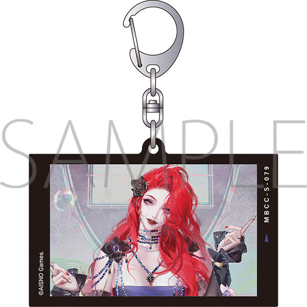 (Goods - Keychain) Path to Nowhere Lenticular Keychain Cabernet