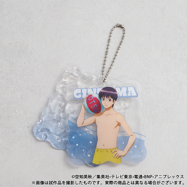 (Goods - Keychain) Gintama Acrylic Keychain / Shinpachi Shimura Pool