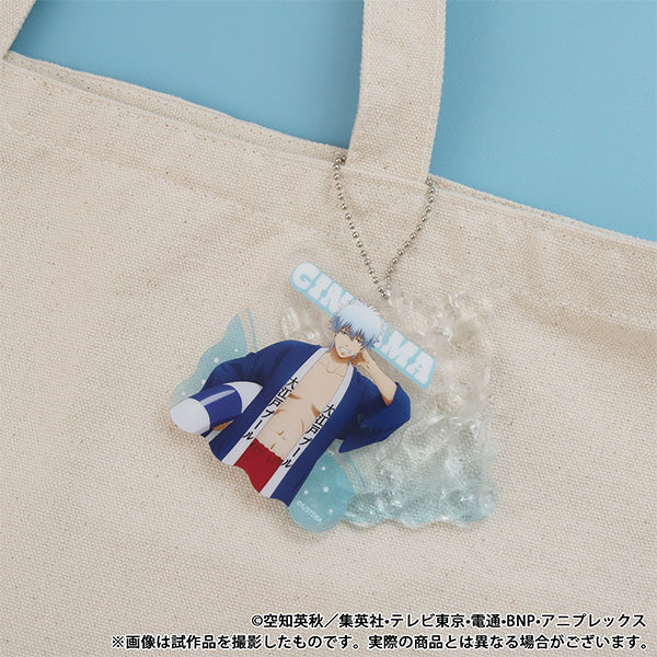 (Goods - Keychain) Gintama Acrylic Keychain / Shinpachi Shimura Pool