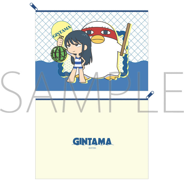 (Goods - Pouch) Gintama Vinyl Pouch / Katsura & Elizabeth Pool