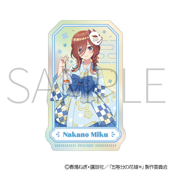 (Goods - Sticker) The Quintessential Quintuplets＊ Die-cut Sticker / Miku Nakano