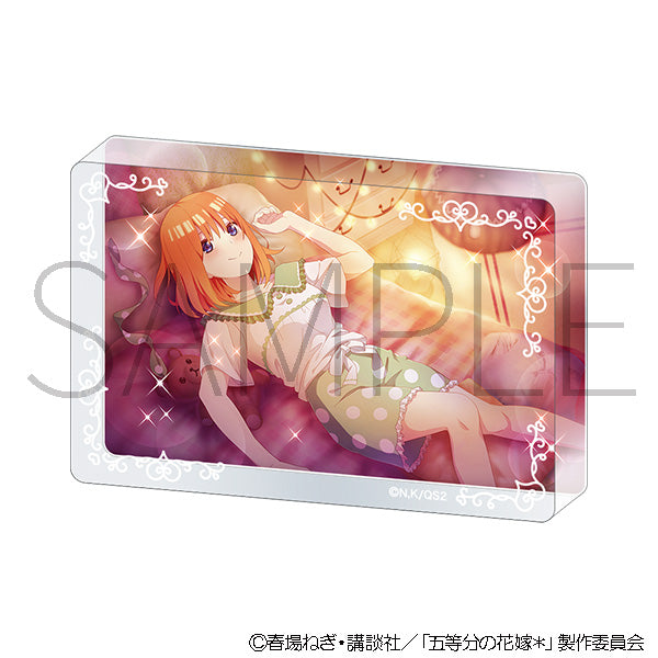 (Goods - Acrylic Stand) The Quintessential Quintuplets＊ Acrylic Block (Pajama Party) / Yotsuba Nakano