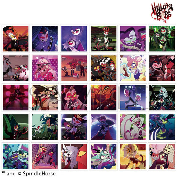 [※Blind](1BOX=10)(Goods - Bromide) Helluva Boss MashiColle Square Photo Collection / Vol. 1