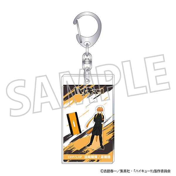 (Goods - Keychain) Haikyu!! Miniature Acrylic Stand Style Keychain / Shoyo Hinata