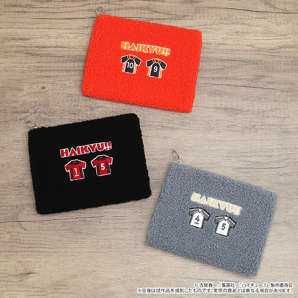 (Goods - Pouch) Haikyu!! Boa Pouch / Nekoma High