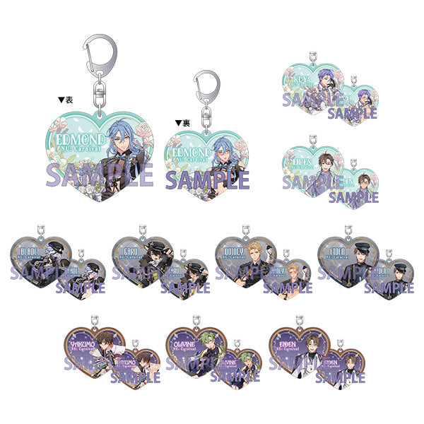 [※Blind](1BOX=10)(Goods - Keychain) NU: Carnival Double-sided Acrylic Keychain Collection / Forest Carnival, Army x Blood x Oath, Chimes of Darkness