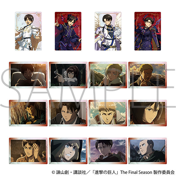 [※Blind](1BOX=8)(Goods - Card) Attack on Titan Iridescent Art Collection