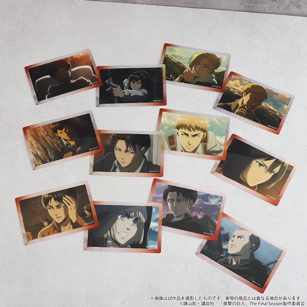 [※Blind](1BOX=8)(Goods - Card) Attack on Titan Iridescent Art Collection