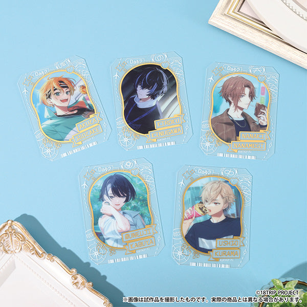 [※Blind](1BOX=7)(Goods - Card) 18TRIP Glassy Collection / Morning Troupe, Afternoon Troupe