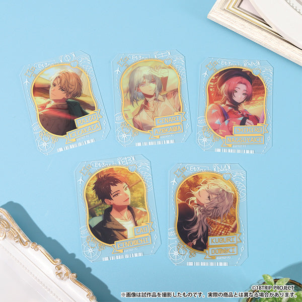 [※Blind](1BOX=7)(Goods - Card) 18TRIP Glassy Collection / Evening Troupe, Night Troupe