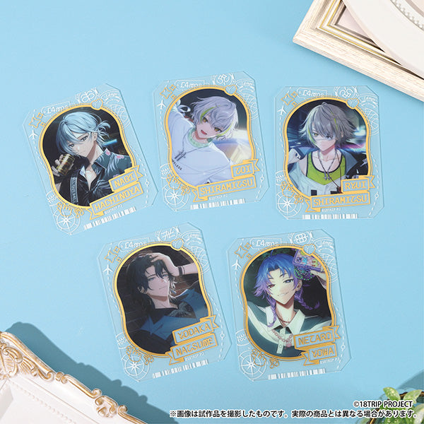 [※Blind](1BOX=7)(Goods - Card) 18TRIP Glassy Collection / Evening Troupe, Night Troupe