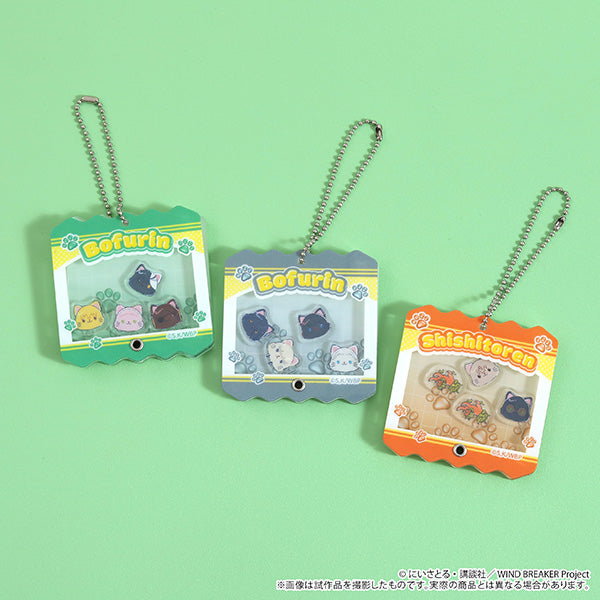 (Goods - Keychain) WIND BREAKER withCAT illustration Ver. Shakashaka Shakable Acrylic Keychain / Wind Chime B