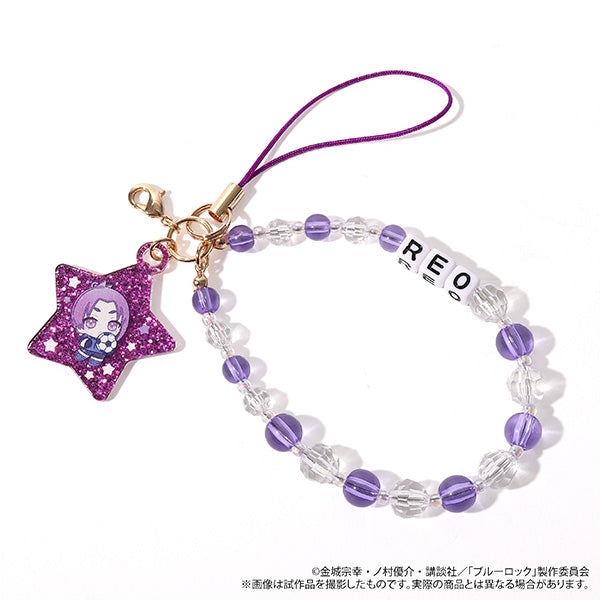 (Goods - Strap) Blue Lock Season 2 After-school Mates Beads Strap / Reo Mikage Nui Pal Skip