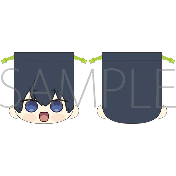 (Goods - Pouch) Blue Lock Season 2 Face Drawstring Pouch / Yoichi Isagi Maruhope Friends