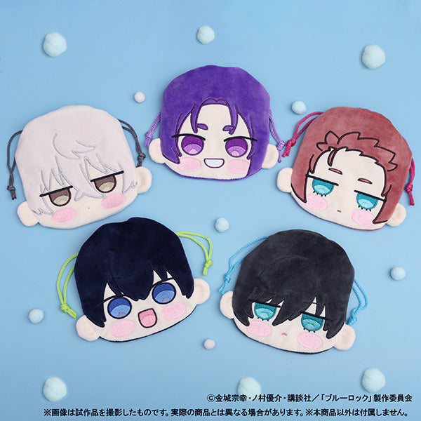 (Goods - Pouch) Blue Lock Season 2 Face Drawstring Pouch / Reo Mikage Maruhope Friends
