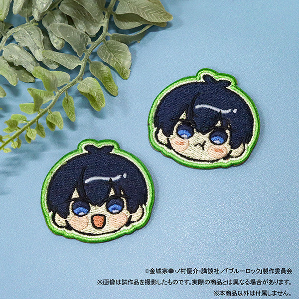 (Goods - Sticker) Blue Lock Season 2 Embroidered Patch Sticker / Rin Itoshi B Maruhope Friends