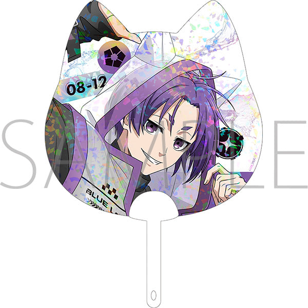 (Goods - Uchiwa Fan) Blue Lock Season 2 Clear Uchiwa Fan / Reo Mikage Cyber Cat