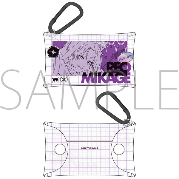 (Goods - Pouch) Blue Lock Season 2 Clear Pouch w/Carabiner / Reo Mikage Cyber Cat