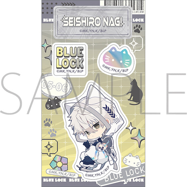 (Goods - Sticker) Blue Lock Season 2 Acrylic Die-cut Sticker / Seishiro Nagi Cyber Cat