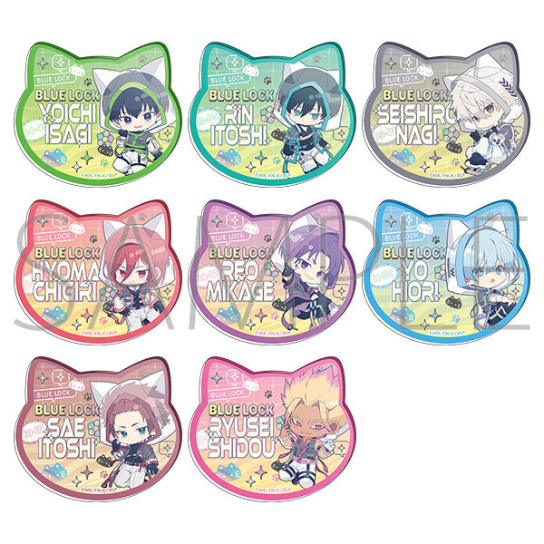 [※Blind](1BOX=8)(Goods - Badge) Blue Lock Season 2 Acrylic Badge Collection / Cyber Cat