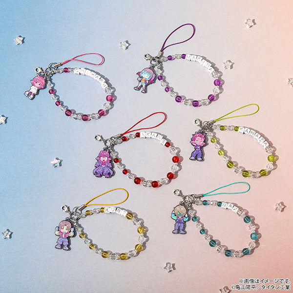 (Goods - Strap) Milky Subway After-school Mates Beads Strap / Akane