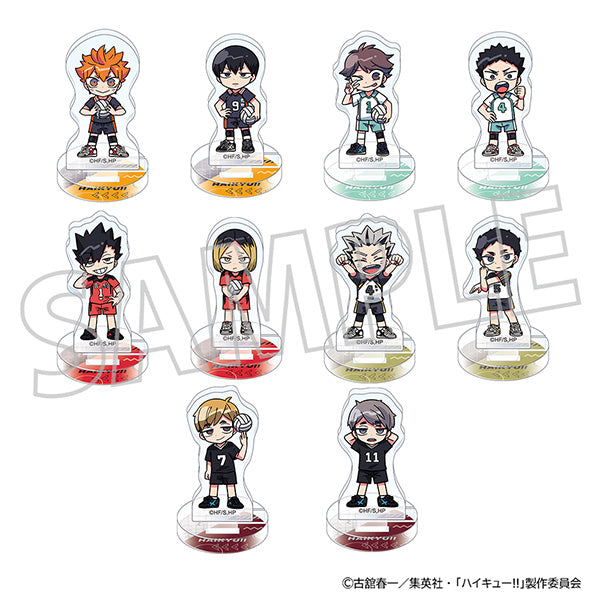 [※Blind](1BOX=10)(Goods - Acrylic Stand) Haikyu!! Chuasuta Miniature Acrylic Stand Collection