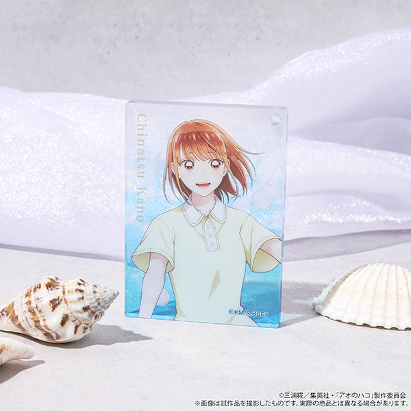 (Goods - Keychain) Blue Box Acrylic Block Keychain / Hina Chono ～Summer Colors～