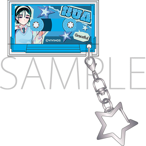 (Goods - Keychain) ALIEN STAGE Cassette-shaped Keychain / SUA Find your Plus One!