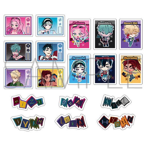 (Goods - Sticker) ALIEN STAGE Sticker Flakes / Find your Plus One!
