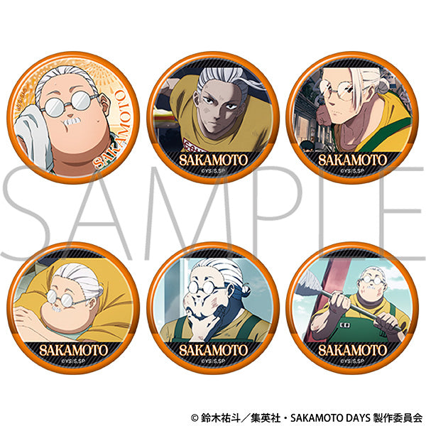 [※Blind](1BOX=6)(Goods - Badge) SAKAMOTO DAYS Lots of Taro Sakamoto Chara Badge Collection / vol. 2