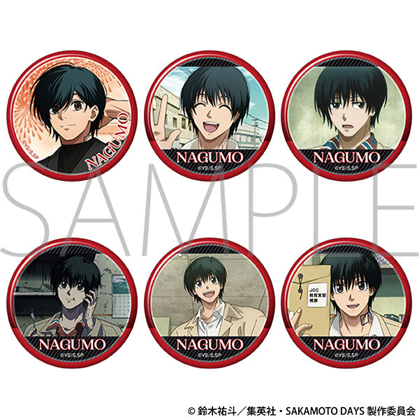 [※Blind](1BOX=6)(Goods - Badge) SAKAMOTO DAYS Lots of Nagumo Chara Badge Collection / vol. 2